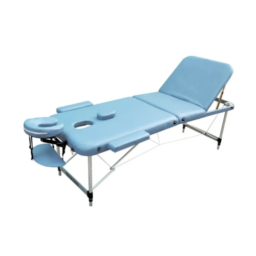Массажный стол  Zenet Zet-1049/M light blue - фото №3